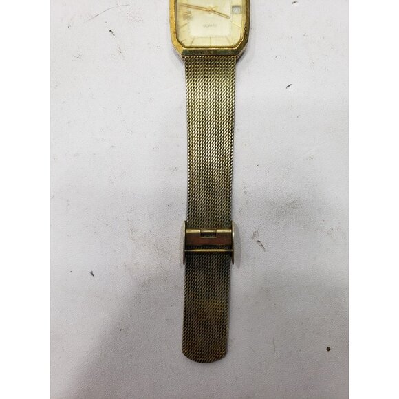 Helbros 56621 Quartz Gold Plated Watch Base Metal Bezel 555415 87-1  Untested main image 7